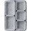 Light Gray  8-Piece Set of Office Makeup Table Forming Storage Box Organizing Storage Box 2