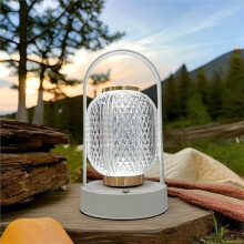 LED Table Lamp Rechargeable Acrylic Night Light USB Touch Bar Bedroom Living Bedside Atmosphere Portable Lighting