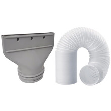 Portable Air Conditioning Exhaust Hose Coupler, Window Adapter for Mobile Air Conditioners,Suitable for 130 mm Diameter