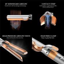 Airflow Attachment for Airwrap Styler, Nozzles Attachment for Airwrap HS01 HS05 HS08 Rose Red