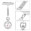 Nurse Watch Quartz Movement med BroschnåL 7