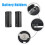 2Pcs Black Battery Holder for 3 x 1.5V AAA Batteries Flashlight Torch 5