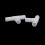 2 x 12mm Plastic Equal Tee Connector Barbed Pipe Fitting Air/Water Hose Joiner 3