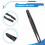 Manual Tool Black Plastic Flat Tip Anti-static Tweezers 6