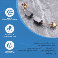 10 Pair 6.5 x 7.5 x 13mm Power Tool Carbon Brushes 999021 for