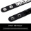 2Pcs White Rivet + Black Rivet Punk Pyramid Studded Artificial Leather Bracelet Wristband 3