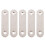 60mm x 16mm Straight Repair Joining Mending Flat Plate Bracket 5pcs 1