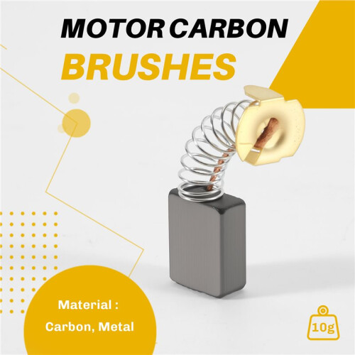 2Pcs Power Tool Replacement 16mm x 13.5mm x 6.5mm Motor Carbon Brushes 1