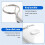 2pcs Whistle Lost Key Finder Flashing Beeping Locator Remote Keychain LED Ring 4