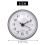 7cm Waterproof Kitchen Bathroom Shower Clock Suction Cup Sucker Wall Black 7