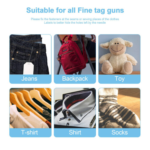 Plastic Tag Pins Barbs Fastener 10mm 5000 Pcs for Tagging Gun 1