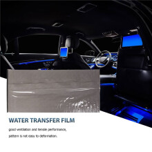 0.5x2M Black Carbon Fiber Print Water Transfer Dipping Hydrographics Film