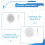 White 3 5mm Pillow Speaker For   CD Radio MP3 Player GL 4