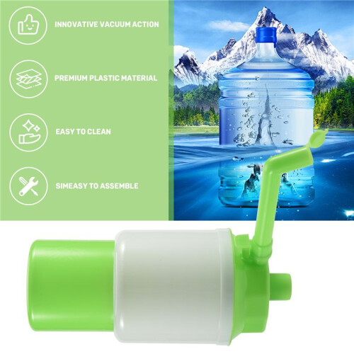 1x Drinking Water Pump Manual Bottled Hand Press Portable Pump Dispenser 1