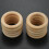 Natural wooden rings, diameter 50mm 9