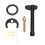 M8 Basin Washer Sink Monobloc Mixer Tap Fixing Fitting Kit Bolt Kitchen Bracket 1