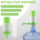 1x Drinking Water Pump Manual Bottled Hand Press Portable Pump Dispenser 4