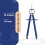Professional Compass, Compass Geometry Set with Lock, Math and Precision Compass, Metal and Durable for Solid and Plane Precision Tool, Fit for 2