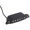 SH-85 Svart 6-HåLs LjudhåLspickup med Active Power Strap End-Pin Jack för Akustisk Gitarr 7
