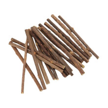 20Pcs Natuurlijke Silvervine Sticks voor Kattenkruid Sticks Matatabi Kauwsticks Tanden Molaire Kauwen Speelgoed voor Kat Tanden Reiniging