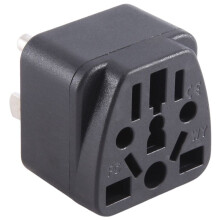 Adaptador de Plugue de Viagem Dos EUA UE/Reino Unido/AU/In/CN/JP/ÁSia/ItáLia/Brasil para EUA (Tipo B), Plugue de 3 Pinos Dos EUA, Conversor de