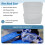 2Pack Scuba Mask Box Diving Snorkel Mask Storage Case Pressure-Proof Dust-Proof Case 2