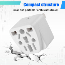 Adaptador de Plugue de Viagem Dos EUA UE/Reino Unido/AU/In/CN/JP/ÁSia/ItáLia/Brasil para EUA (Tipo B), Plugue de 3 Pinos Dos EUA, Conversor de