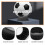 Supporto per Palla, Supporto per Display Basket nel Plastica per Calcio, Pallone Da Basket, Nero 2