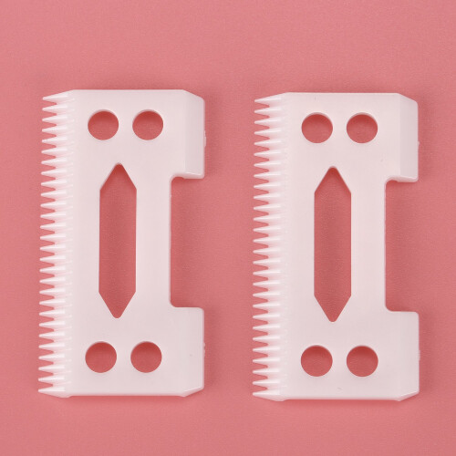 New 2Pcs 28 Teeth Zirconia Ceramic Clipper Blade for  Senior Clipper 2