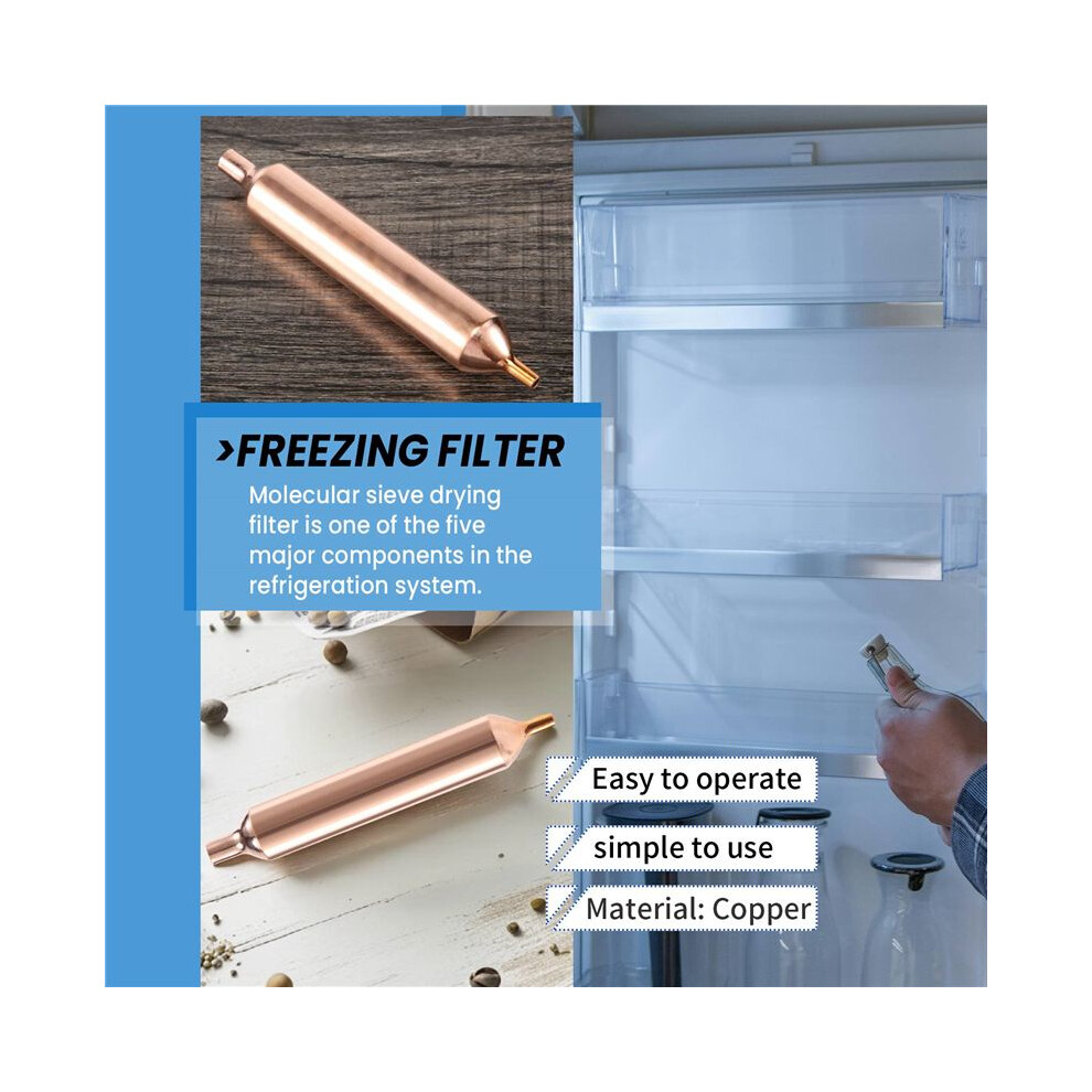 10 Refrigeration Filters 115 X18mm Refrigerator Filter Dryer Accessories Refrigeration 6033286443562