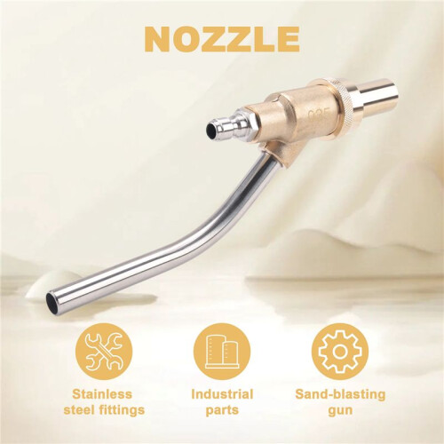 Industrial Sandblasting Tool Nozzle, Wet Sandblasting Tool Accessories-1Pcs 1
