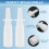 10Pcs 10Ml Spray Bottle Refillable Plastic Mist Nose Nasal Sprayer 3