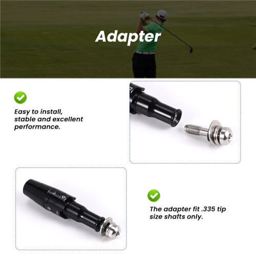 1 Pc  Shaft Sleeve Adapter 0.335 RH for  Tour Strong Driver 2