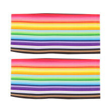2060 Vellen Star Origami Papier 27 Assortiment Kleur Papier Strip Dubbelzijdig Origami Effen Kleur Decoratie Papier Strips