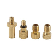 4Pcs Bicycle Valve Adapter Bicycle Valve Manifold Valve Adapter Sv Av Dv Bicycle Pump Pump Needle Inflator Fits