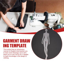 Fashion Illustration Rulers Sketching Templates Ruler Sewing Humanoid Patterns Design Clothing Measuring,Combination