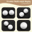 10 x Christmas Decoration Modelling  Polystyrene Foam  Sphere 6cm---White 6