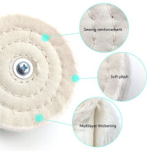Buffing Wheel for Drill Buffing Pad Polishing Wheel Kits Wheel Shaped Polishing Tool for Metal Aluminum Stainless Etc