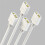 5V 3-Pin Extension Cable for Computer Motherboard Hub Cable Connection Extension ARGB Splitter, Black 4