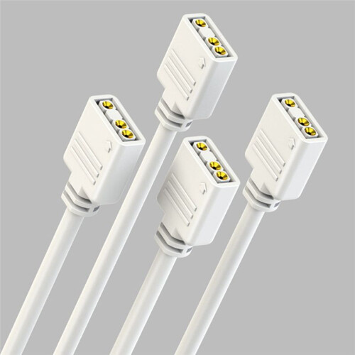 5V 3-Pin Extension Cable for Computer Motherboard Hub Cable Connection Extension ARGB Splitter, Black 2
