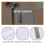 6 Pcs Acrylic Solid Clay Roller Clear Acrylic Sheet Rectangle Shape Backing Board Flexible Polymer Clay Cutters Carbon 4
