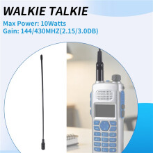 for UV5R UV-82 NA-771 Antenna 144/430MHZ 10W Dual Band Walkie Talkie Antenna
