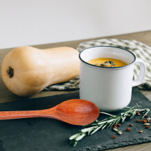 HolzlöFfel, 6 StüCk HolzsuppenlöFfel zum Essen Mischen RüHren, Langgriff LöFfel KüChengeräT