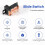 10Pcs High Knob 6 Pin 3 Position DPDT Panel Slide  0.5A 50V 2