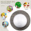 10 x Christmas Decoration Modelling  Polystyrene Foam  Sphere 10cm---White 4