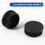 6Pcs Plastic Blanking End Cap Pipe Tube Insert Plug Cover 40mm Black 4