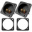 DIY Home Car Stereo Screw Cup Connectors Subwoofer Plugs 2-Way Speaker Box Terminal Binding Post, 2 pcs Black 1