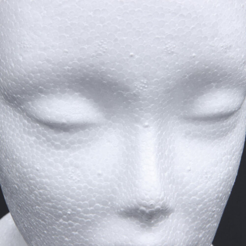 Female Foam Mannequin  Model Hat Wig Display Stand Rack white 2