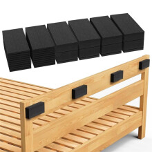 32Pcs Eva Foam Headboard Stoppers for Wall,Thicker Bed Stoppers for Headboard,Furniture Wall Protectors,40 X 80 mm