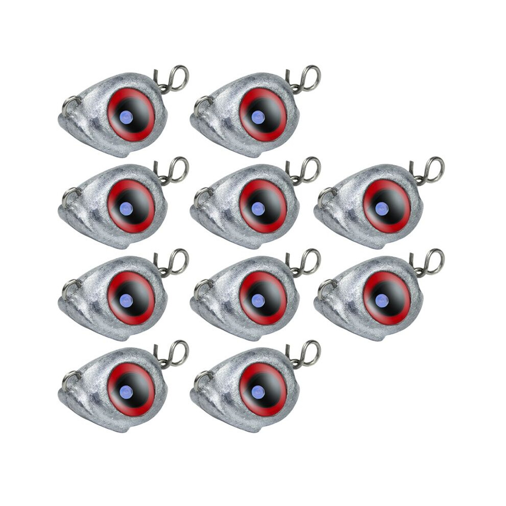 Photos - Lure / Spinner 10pcs Swing Jig Sinker Weights for Soft Lure Fishing Easy Hook Combo, Aggravated Design 3.5g